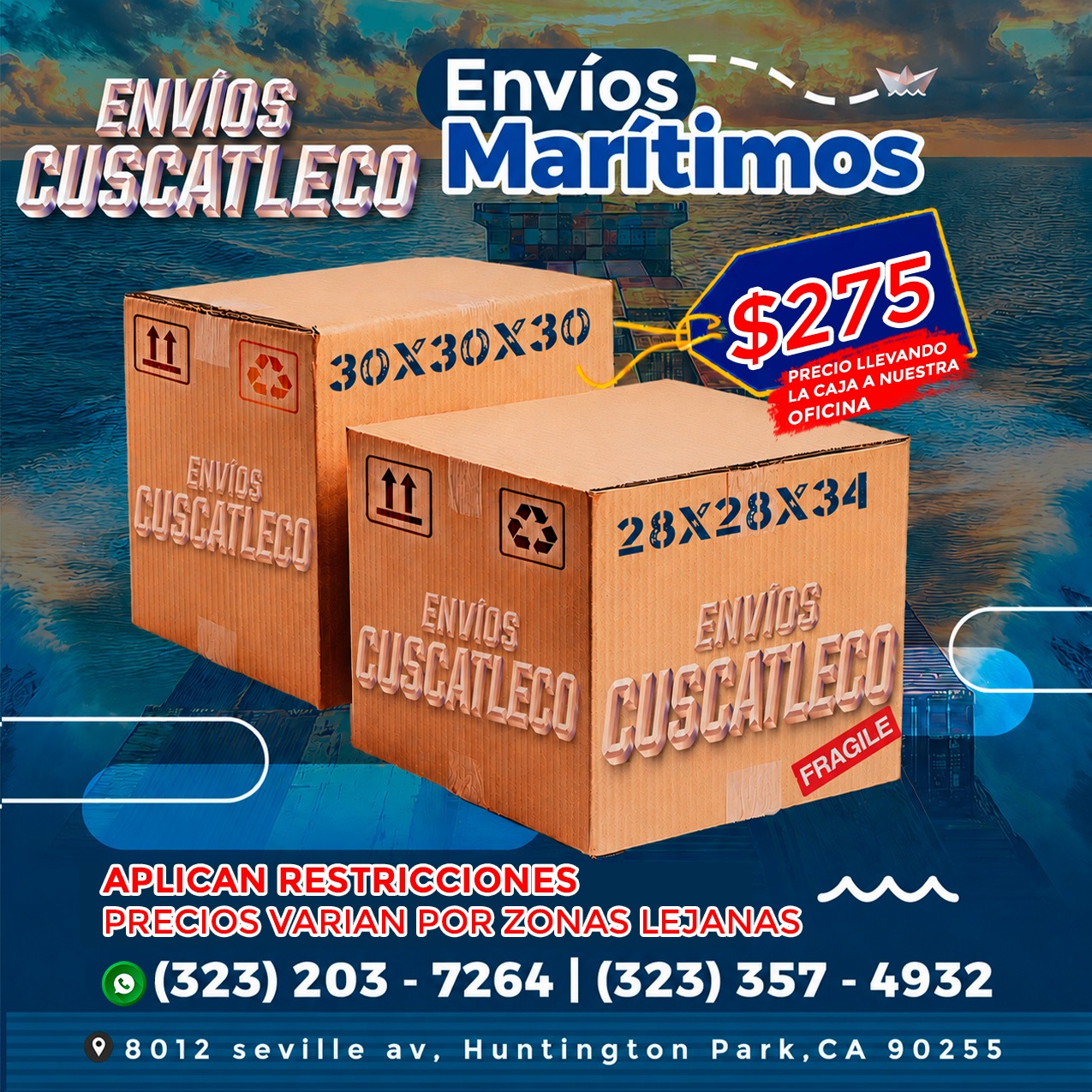 Promoción de envíos marítimos a El Salvador